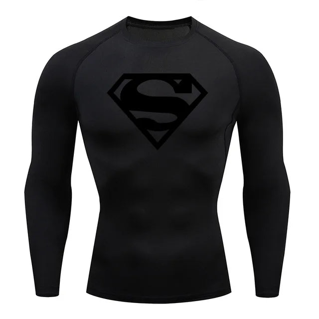 Camiseta térmica de manga larga para hombre