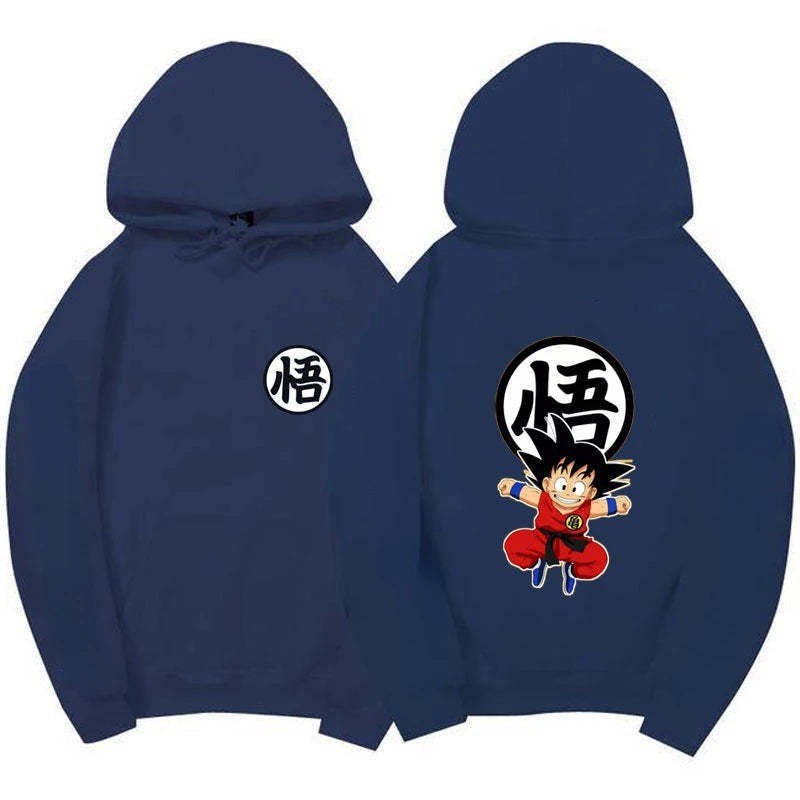 Sudadera deportiva estampada de corte holgado