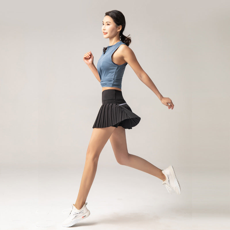 Short deportivo tipo falda para mujer