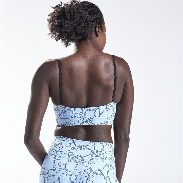 Conjunto deportivo estampado para mujer, para yoga y entrenamiento