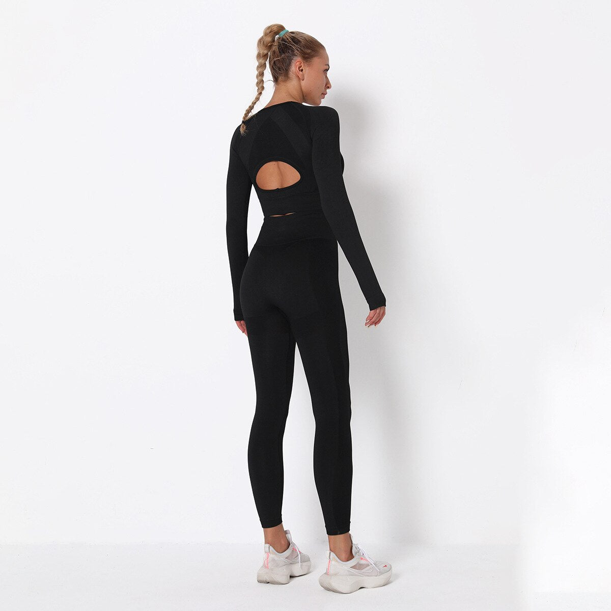 Conjunto deportivo de yoga para mujer