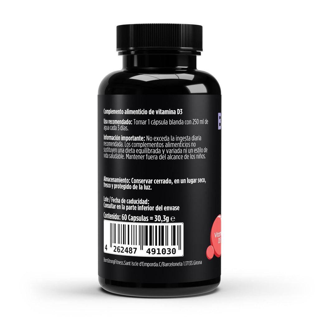 Vitamina D3 Vegana 3000 UI | 60 cápsulas blandas