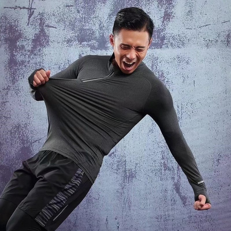 Chaqueta deportiva reflectante para running de hombre