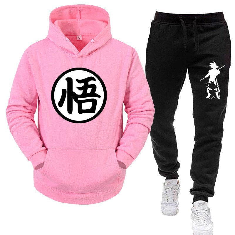 Conjunto deportivo con capucha y estampado
