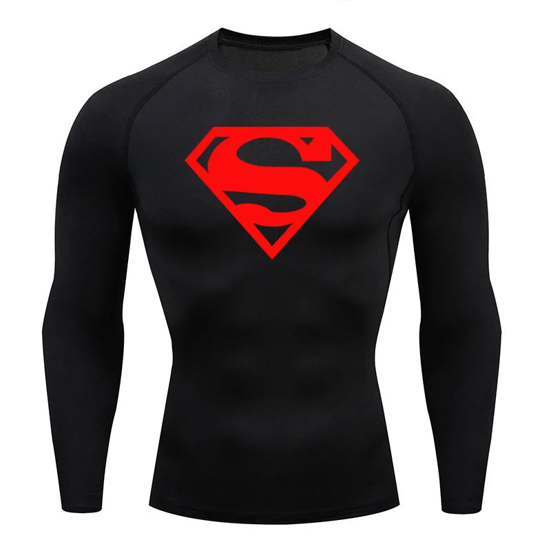 Camiseta térmica de manga larga para hombre
