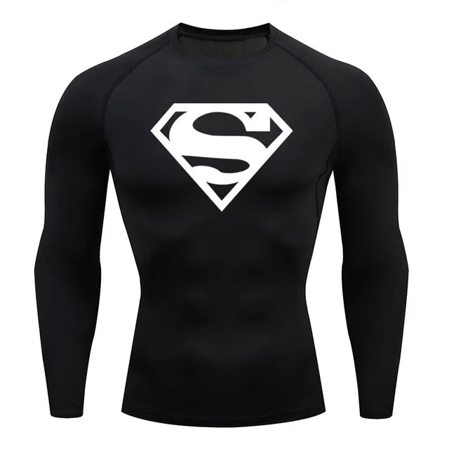 Camiseta térmica de manga larga para hombre