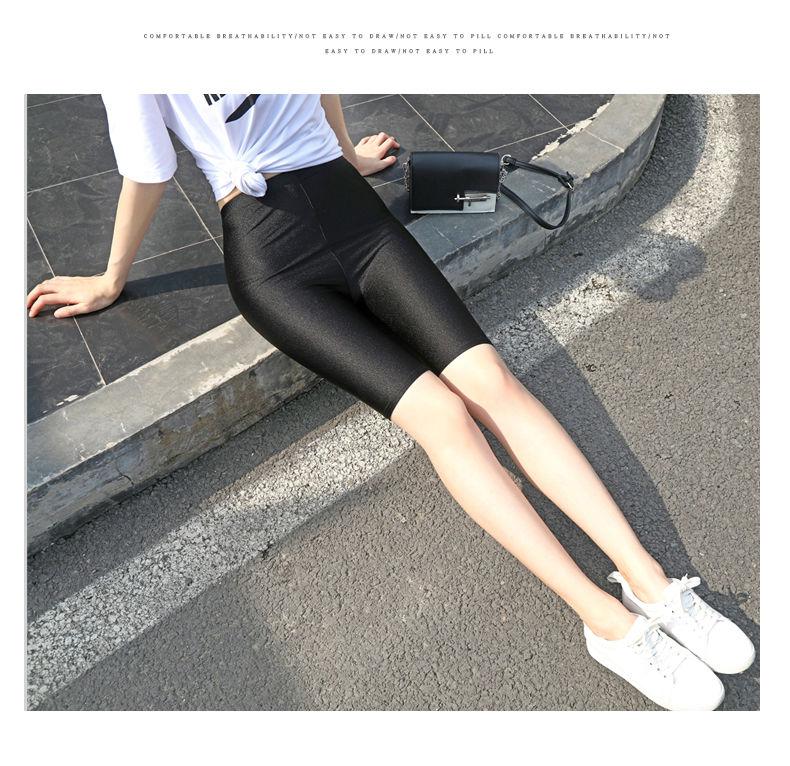 Pantalones cortos de ciclista talla grande 5XL para mujer, shorts elásticos para correr, ciclismo, baile, gimnasio, casual, deportivos, ajustados, activos, extragrandes, elásticos