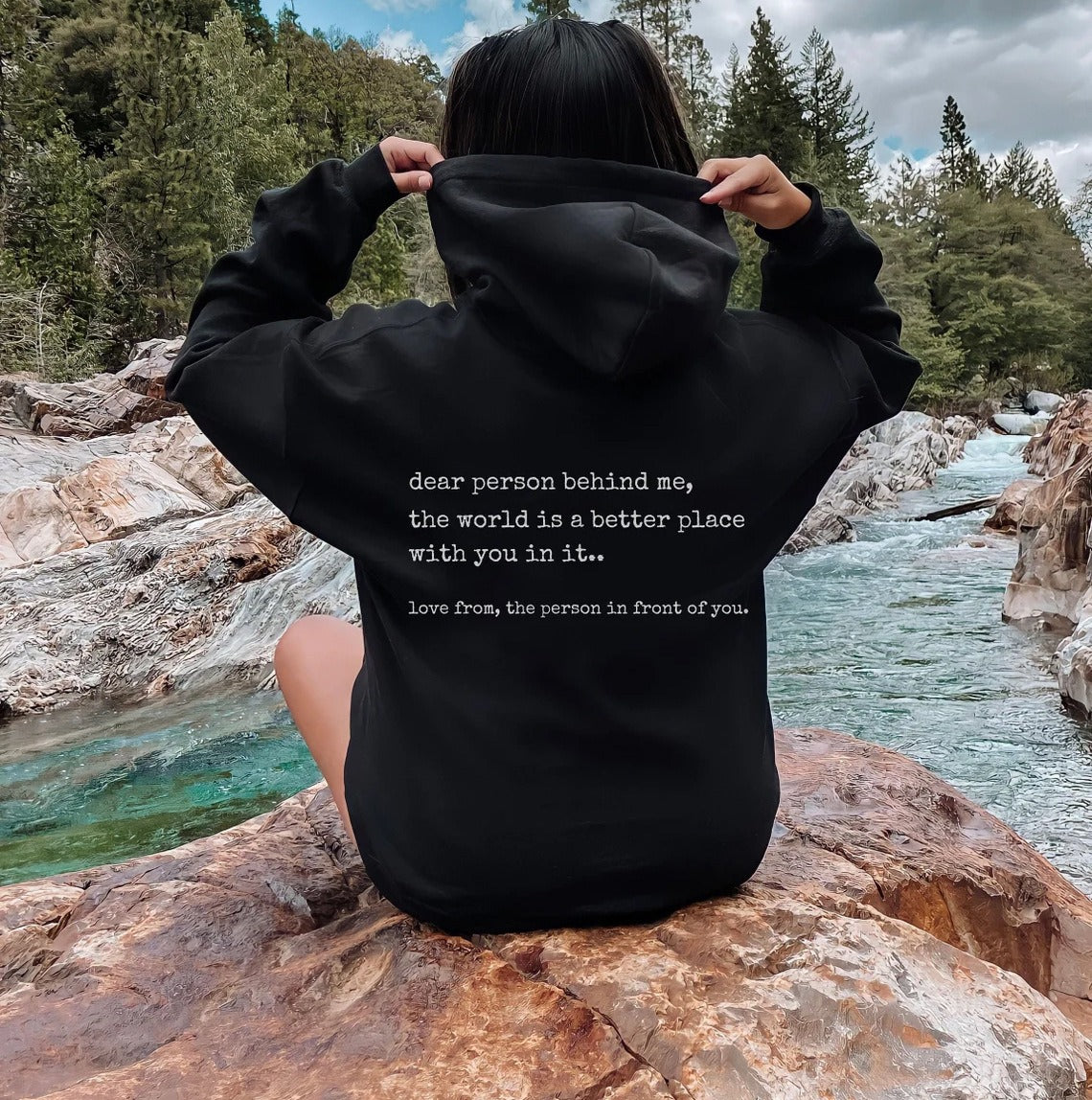 Sudaderas y jerséis de "Dear person behind me", ropa deportiva de salud mental