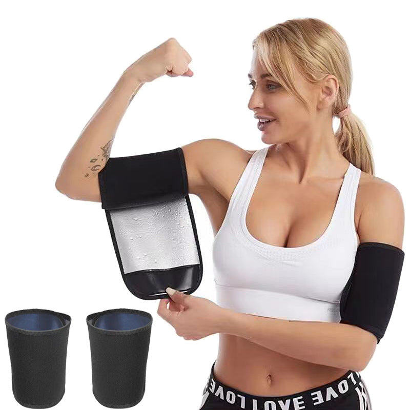 Protectores de muñeca y brazo para ejercicio físico, reducen grasa y sudor, correas de mano para correr, protectores de brazo y codo para fitness.