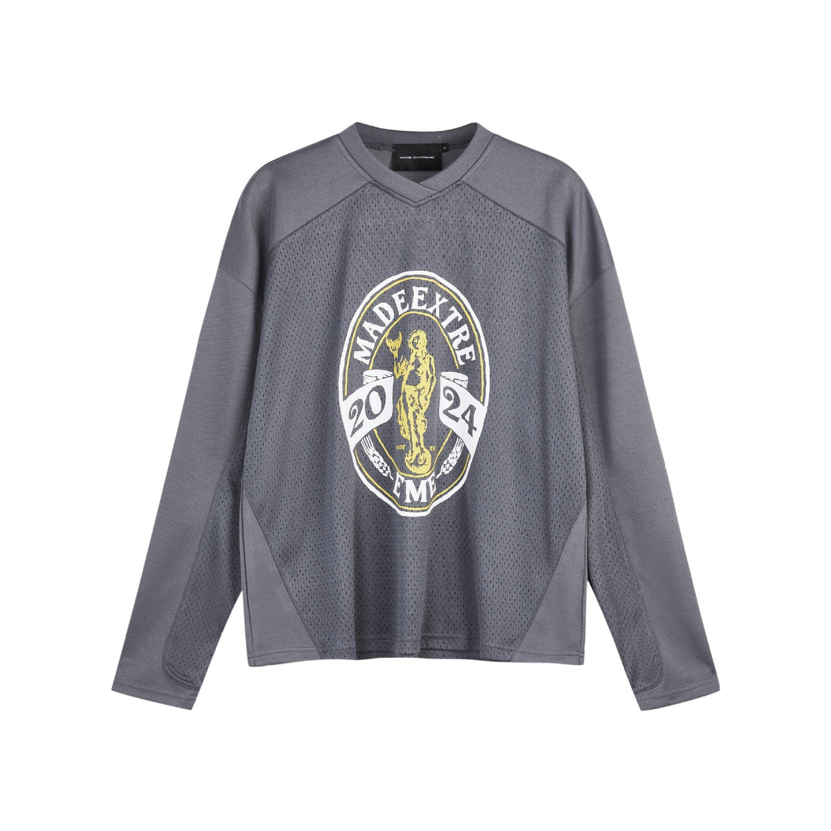 Camiseta de baloncesto de manga larga con estampado