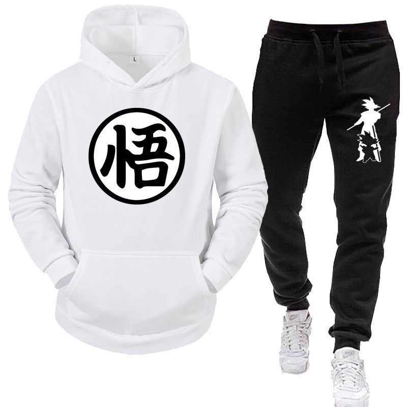 Conjunto deportivo con capucha y estampado