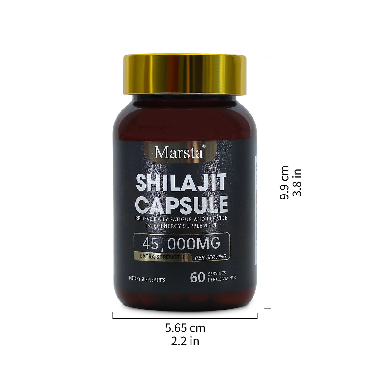 Cápsulas de shilajit natural