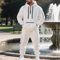 Conjunto de ropa de trabajo casual deportiva para hombre con múltiples bolsillos