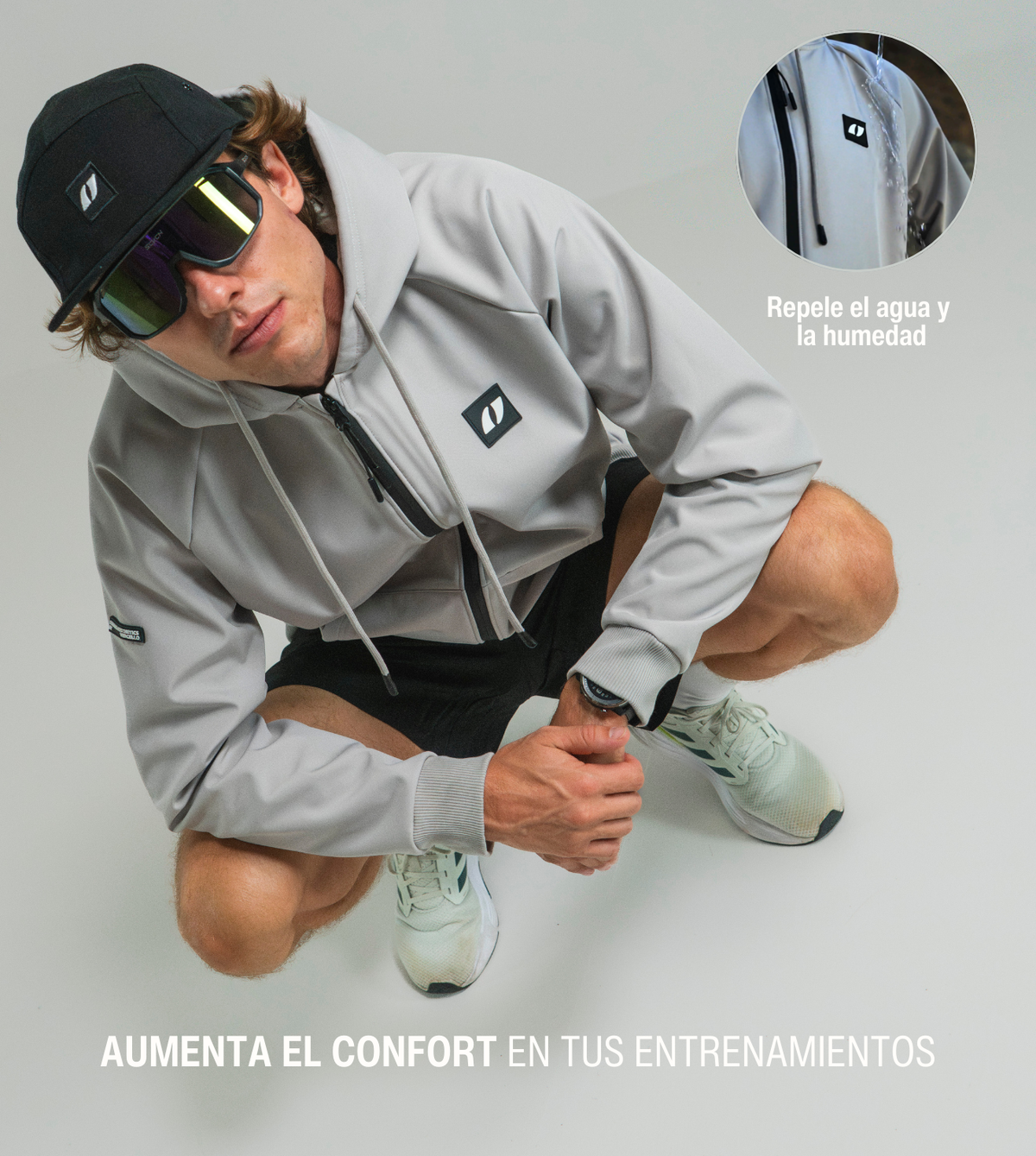 Softshell Hybrid Performance Gris Hielo