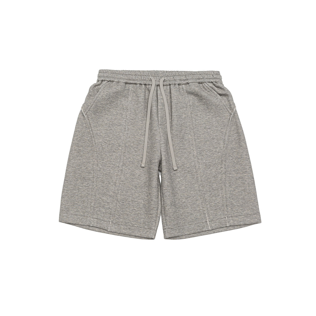 Spliced Knitted Loose Sport Five Cent Shorts