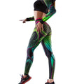 Pantalones de yoga estampados para fitness y danza