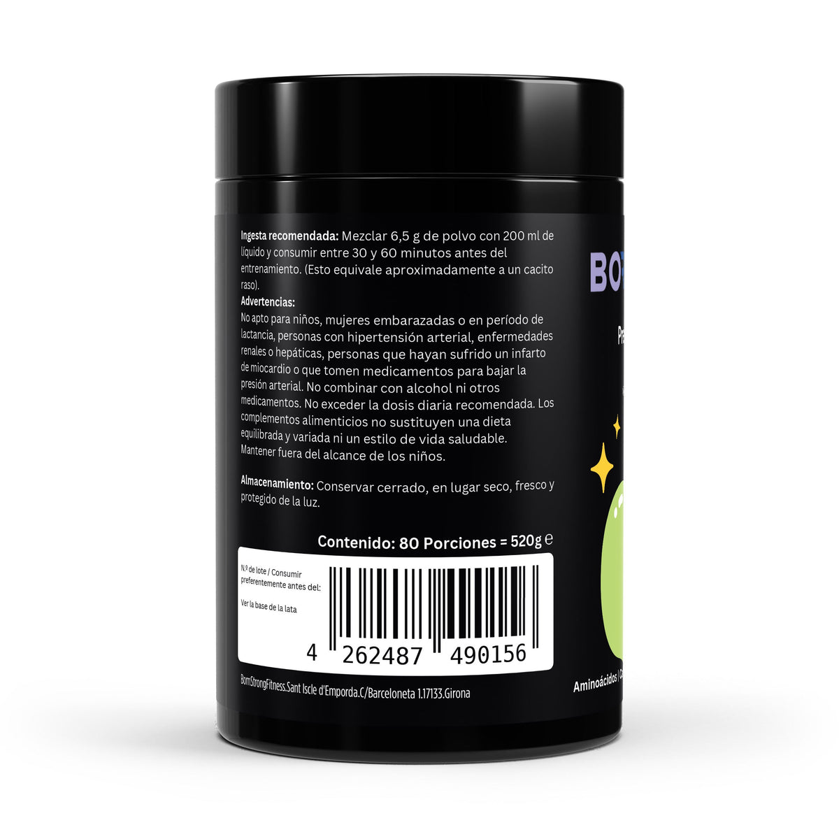 Pre-Entreno Booster Manzana | 520 g