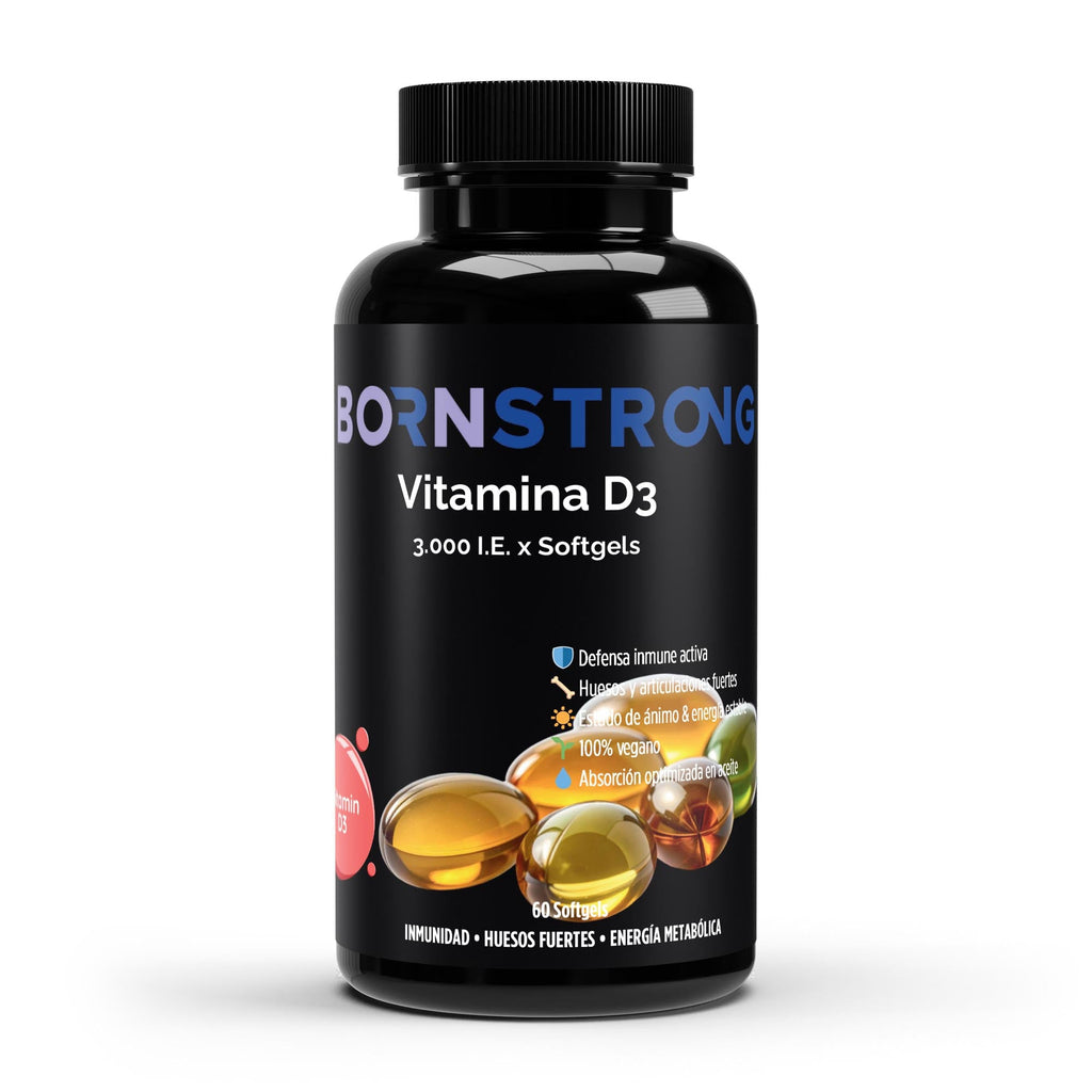 Vitamina D3 Vegana 3000 UI | 60 cápsulas blandas