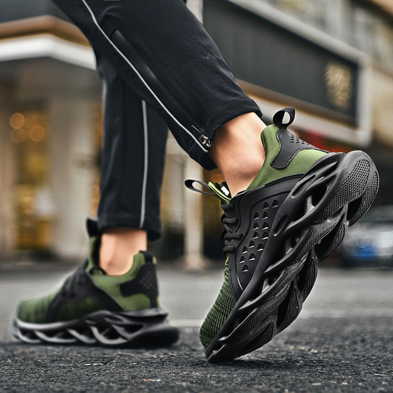 Zapatillas casuales para hombre con cordones