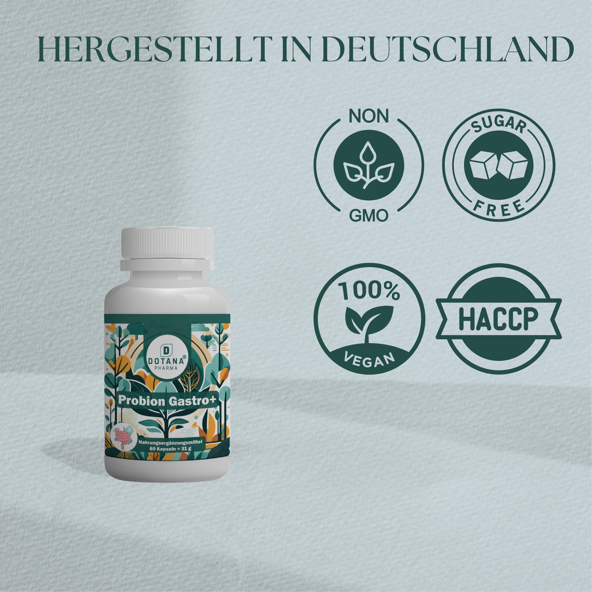 Probion Gastro+ – Probiotika mit 20 Milliarden Kulturen & Inulin – 16 Bakterienstämme – 60 Kapseln-2