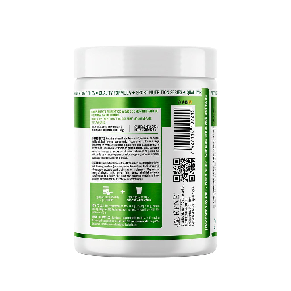 Creatina Creapure® EFNE – Sabor Lollipop y Pureza Garantizada 300gr