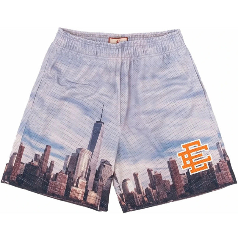 Shorts de playa para hombre para entrenamiento físico y ejercicio / Shorts de verano para mujer para fitness