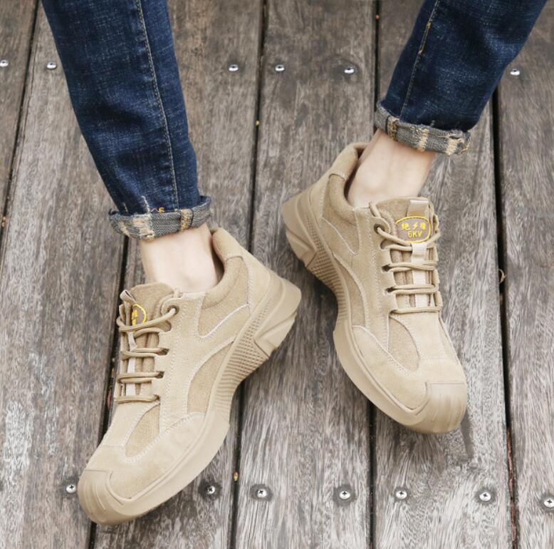 Zapatos de seguridad industrial, calzado aislante de 6KV, zapatos de piel de vacuno para soldador