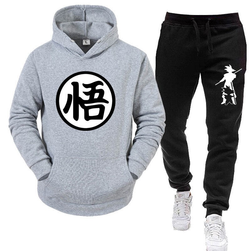 Conjunto deportivo con capucha y estampado