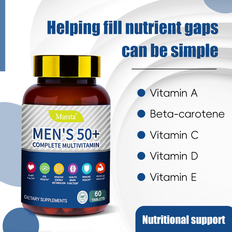 Multivitamínico completo para hombres mayores de 50 años
