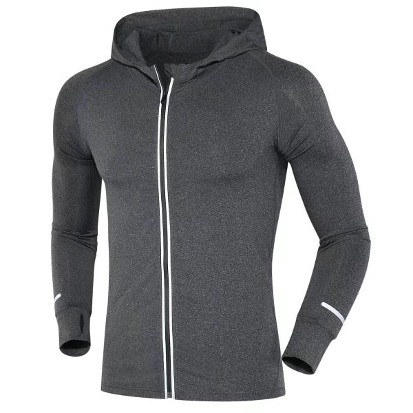 Chaqueta deportiva reflectante para running de hombre