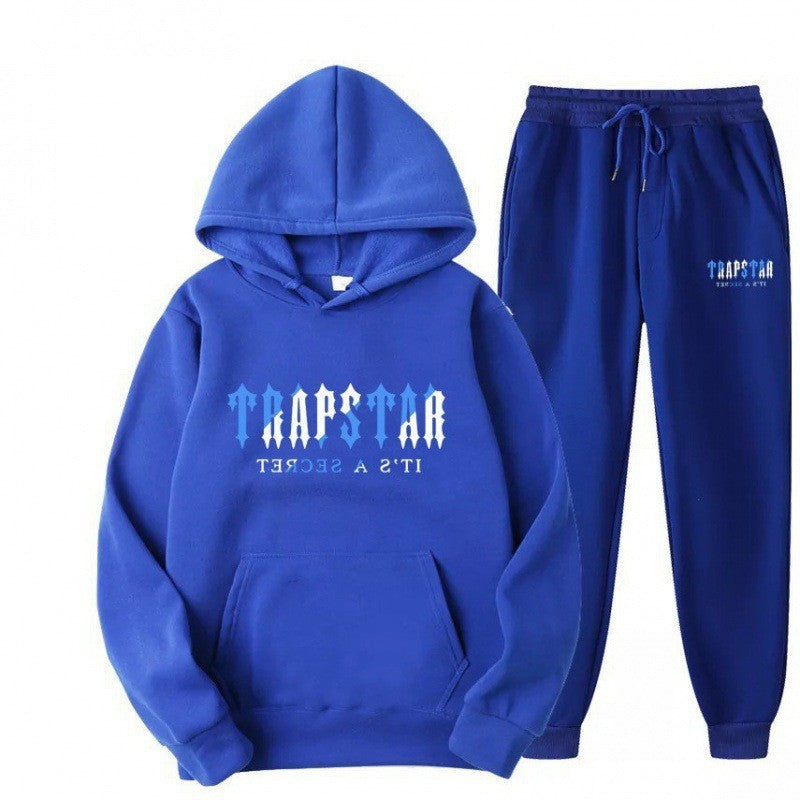 Conjunto deportivo casual con sudadera con capucha para hombre