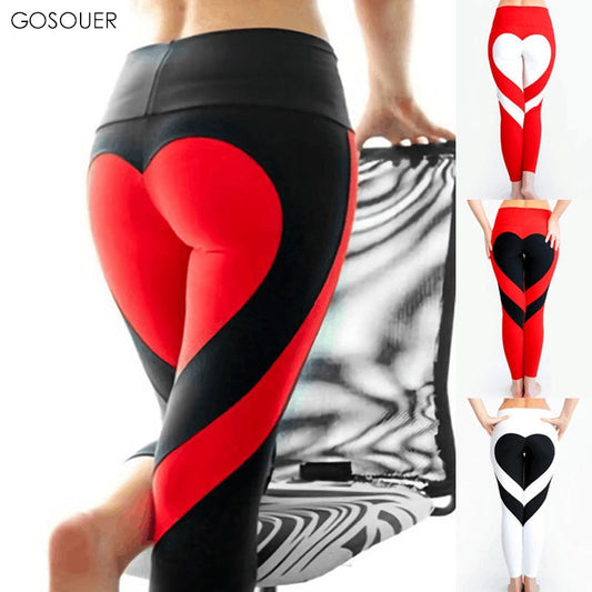 Leggings de yoga con detalle de corazón en la parte trasera