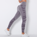 Leggings de yoga de cintura alta para mujer, pantalones deportivos ajustados, mallas de gimnasio push-up para fitness y entrenamiento