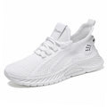 Zapatillas deportivas beige para mujer con cordones