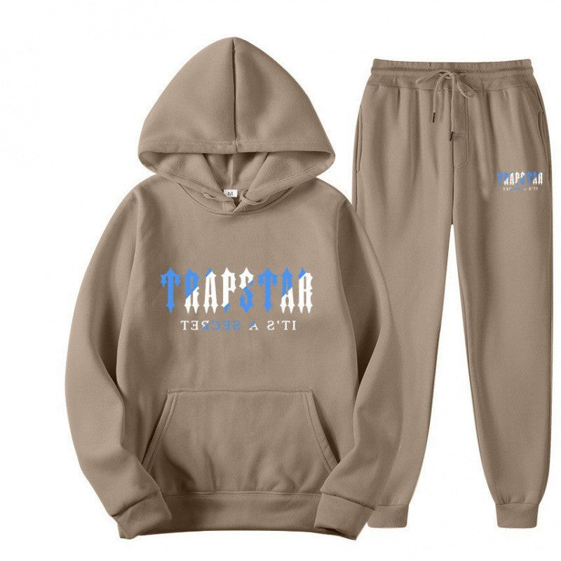 Conjunto deportivo casual con sudadera con capucha para hombre
