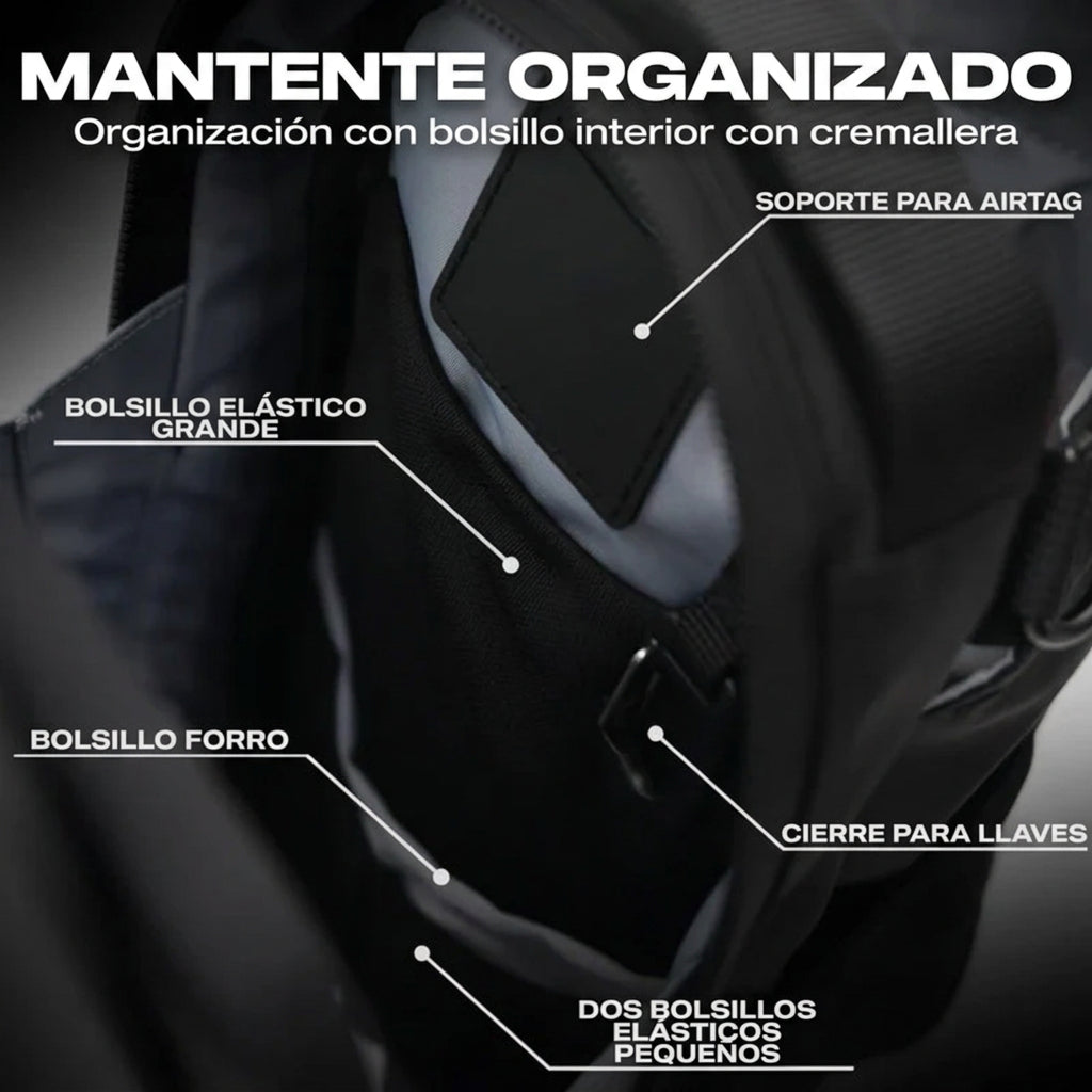 Bolsa magnética para botella y accesorios de gimnasio