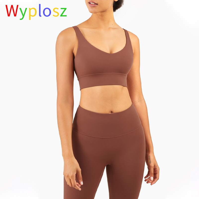 Sujetador deportivo con espalda descubierta para mujer