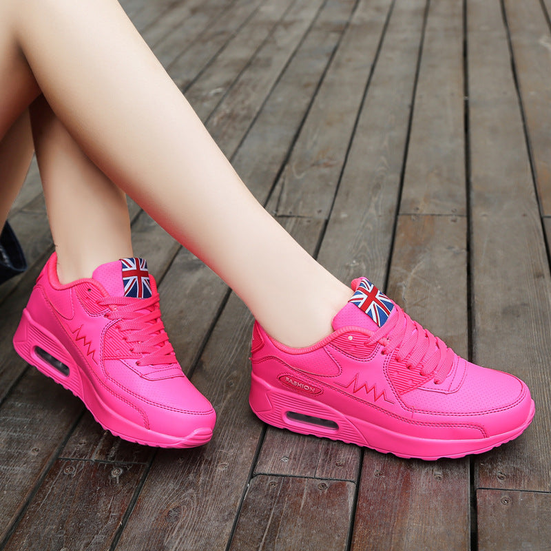 Zapatos de mujer, zapatos con cámara de aire, zapatos deportivos y de ocio, versión coreana, zapatos individuales para estudiantes, zapatos de viaje, zapatos planos, zapatos de mujer