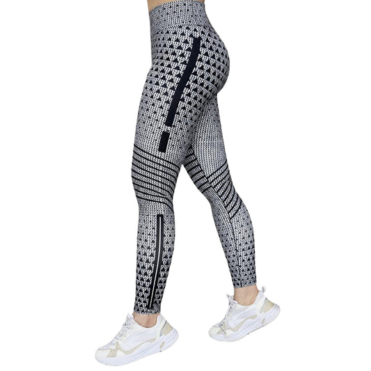 Leggings deportivos estampados de cintura alta para mujer