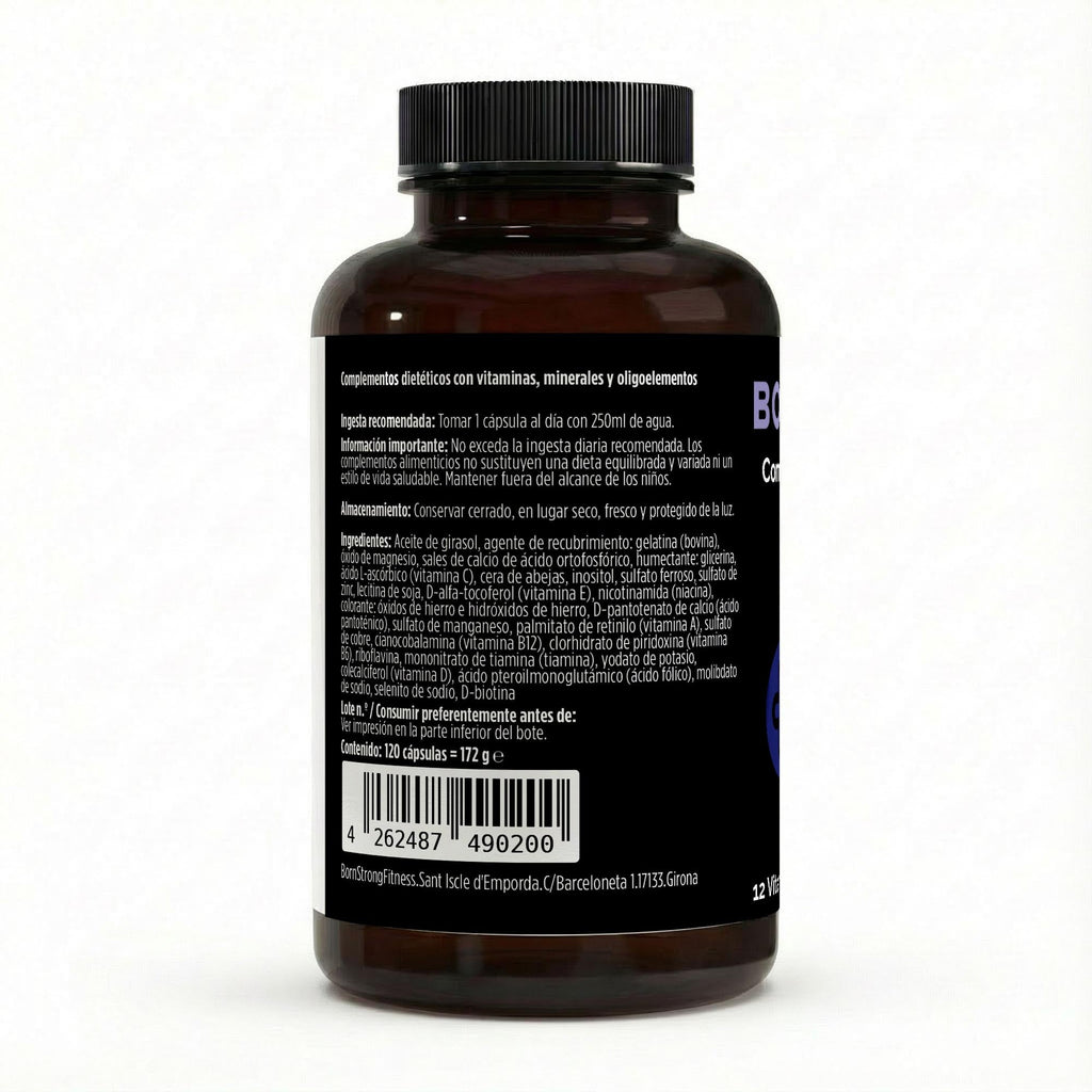 Complejo Multivitamínico y Mineral | 120 cápsulas blandas