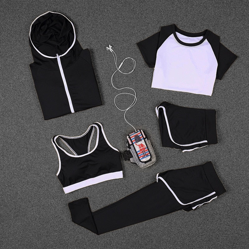 Conjunto de yoga de varias piezas para mujer