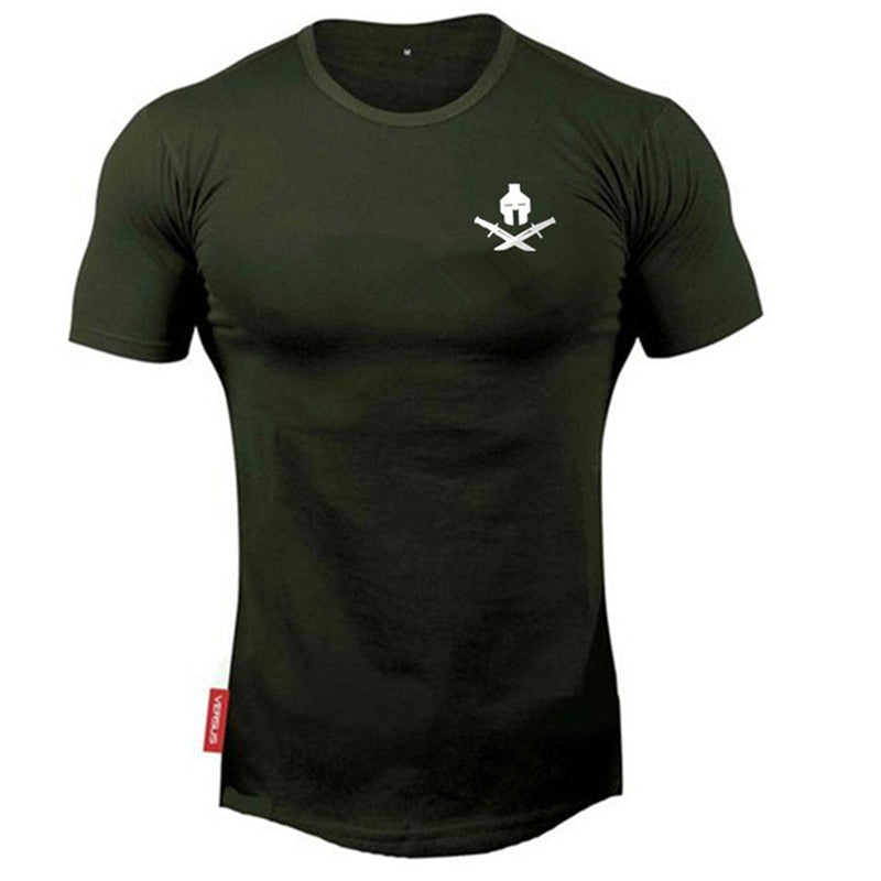 Camiseta deportiva de algodón para hombre
