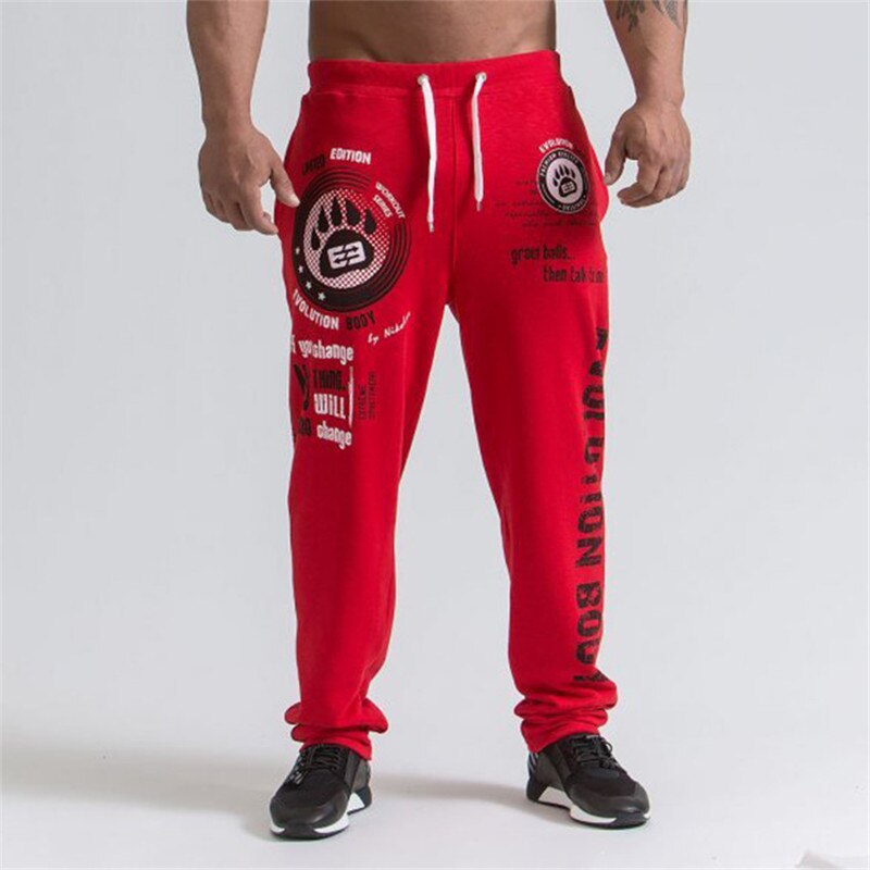 Pantalón jogger deportivo de algodón para hombre