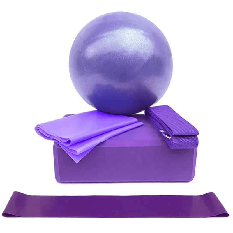 5-Piece Yoga Ball Kit For Beginners-0