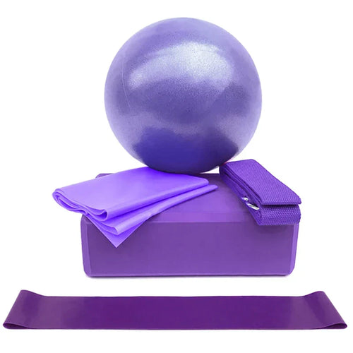 5-Piece Yoga Ball Kit For Beginners-0