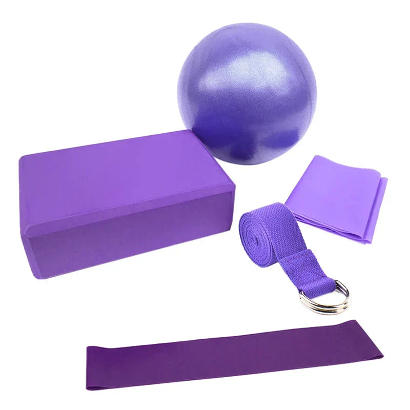 5-Piece Yoga Ball Kit For Beginners-3