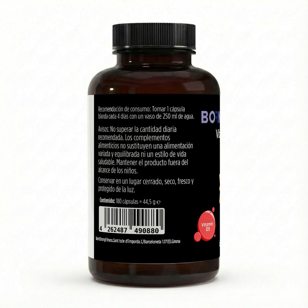 Vitamina D3 4,000 IU - 180 Softgels