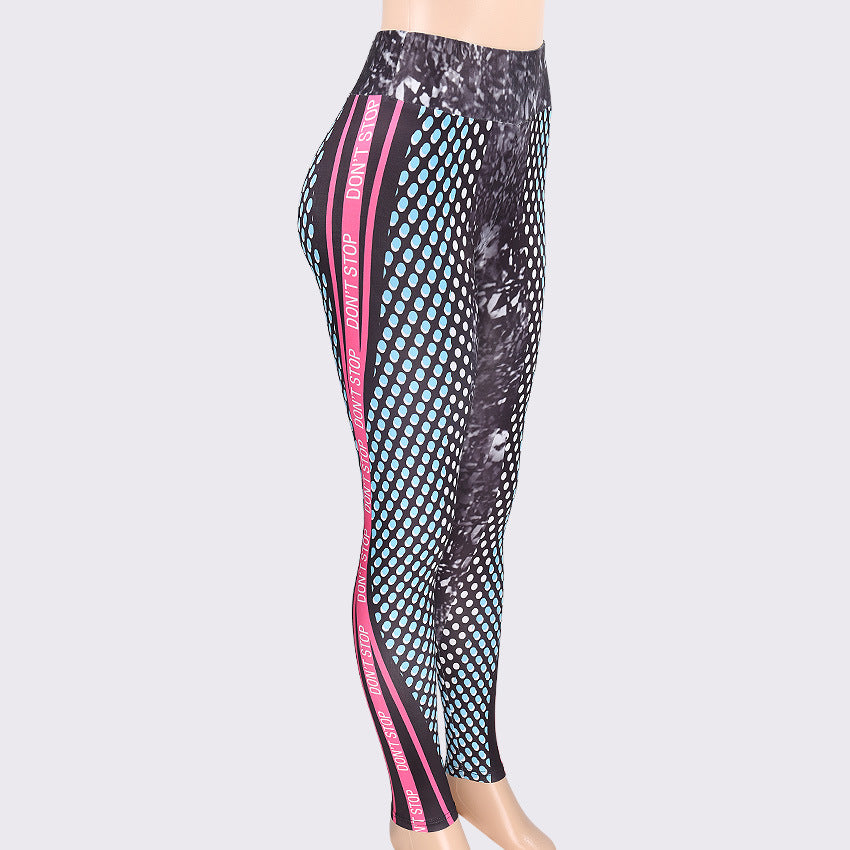 Leggings de fitness para mujer con estampado de panal, ajustados, de cintura alta, elásticos, con efecto push-up, pantalones de entrenamiento