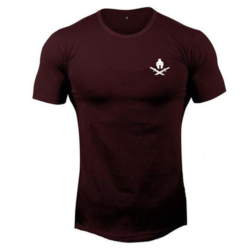 Camiseta deportiva de algodón para hombre