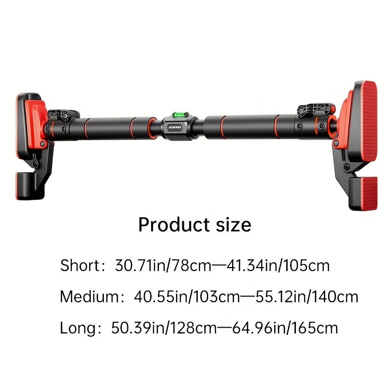 Barra de Dominadas para Puerta – Acero Resistente, Sin Taladro, 78–105 cm, Entrenamiento en Casa
